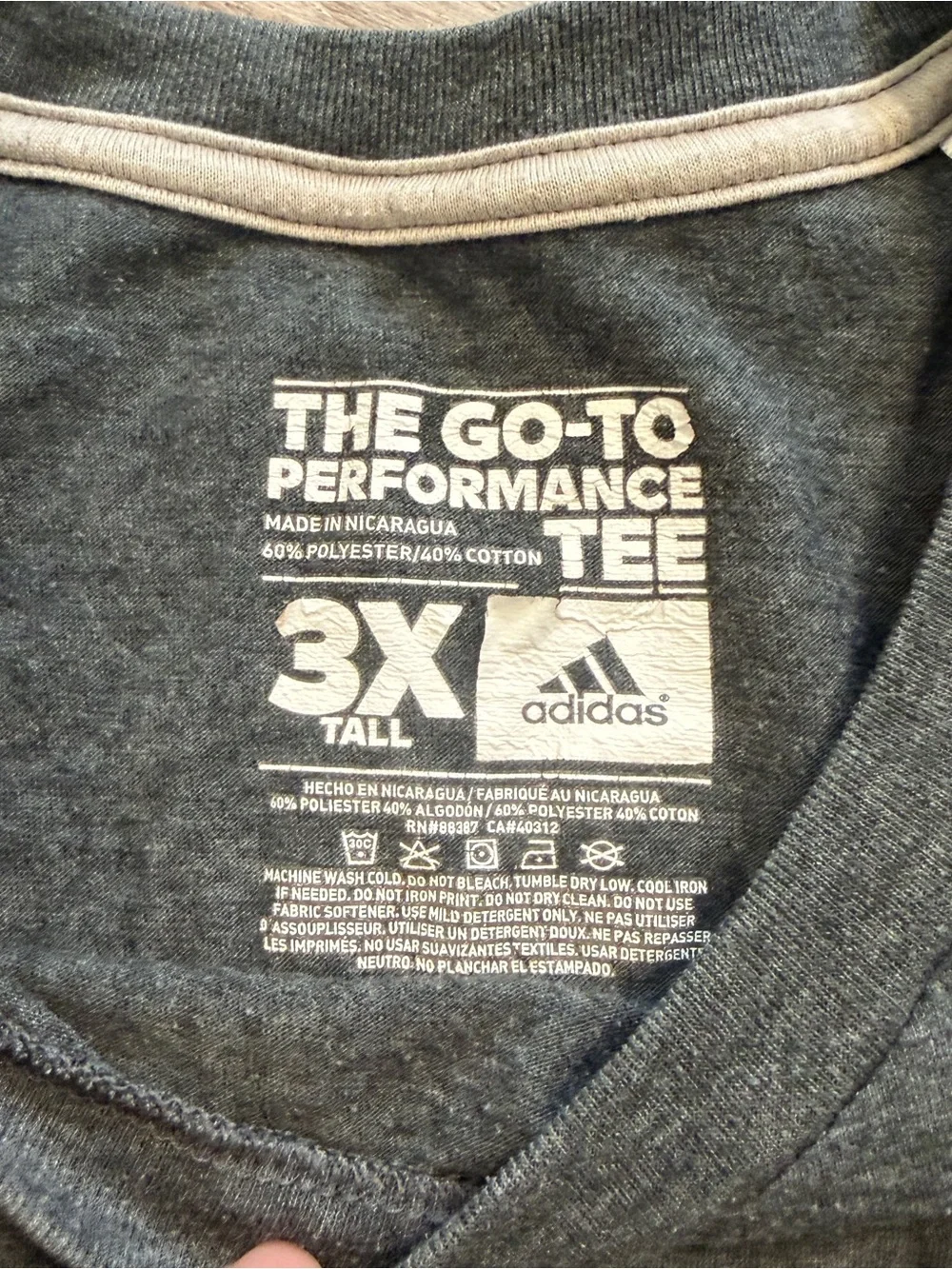 Adidas performance tee